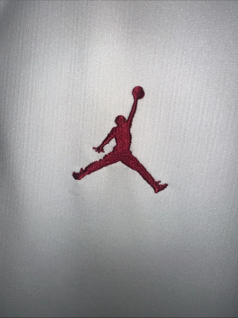 Vintage Jordan Jumpman Track Jacket Men’s Size XL White Black Colorblock Red